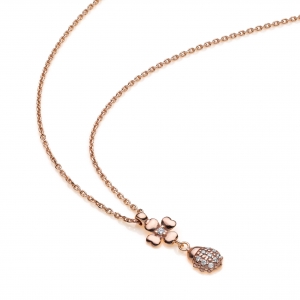 Collana in Argento con zirconi